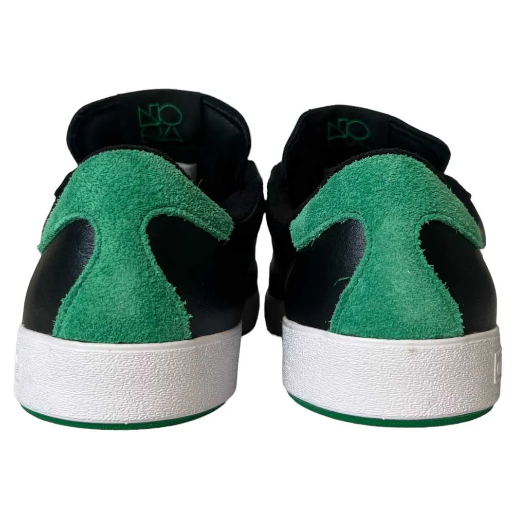 Adidas Nora Black Green White Leather Shoes